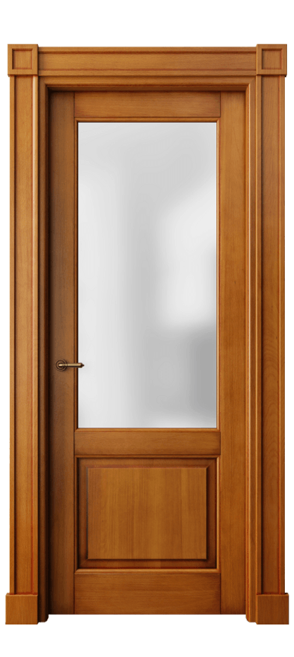 Межкомнатная дверь Тоскана Плано 6302 Бук светлый с патиной Сатинированное стекло Цена 148459 ₽ | Volhovec