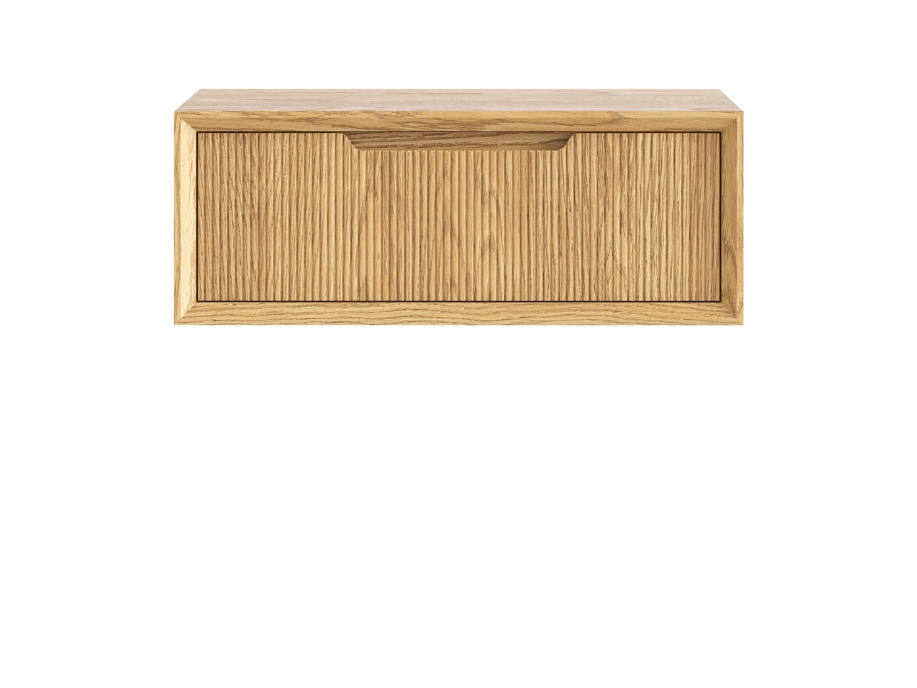 Тумба подвесная прикроватная Velvet 1 ящик дуб пшеничный матовый