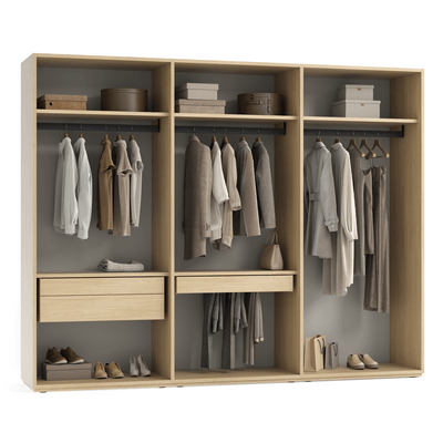 Мебель Гардеробные Модуле. Цвет ПЭТ белоснежный. Материал ПЭТ. Коллекция Идея 2. Картинка.