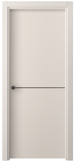 Дверь межкомнатная 4207 ПЭПБ. Цвет ПЭТ пудровый бежевый. Материал ПЭТ. Коллекция Фридом. Картинка.