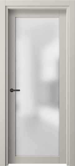 Дверь межкомнатная 2102 ПЭСС САТ. Цвет ПЭТ светло-серый. Материал ПЭТ. Коллекция Нео. Картинка.