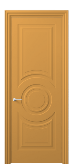 Дверь межкомнатная 8461 Пастельно-жёлтый RAL 1034. Цвет RAL Пастельно-жёлтый RAL 1034. Материал Гладкая эмаль. Коллекция Маскот. Картинка.