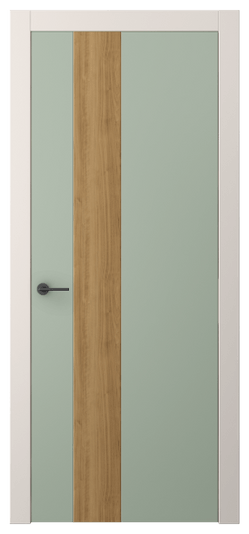 Дверь межкомнатная АКП 4223 ПЭСО. Цвет ПЭТ светло-оливковый. Материал ПЭТ. Коллекция Фридом. Картинка.