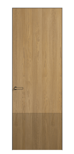 Дверь межкомнатная 8202 ДПШ.М. Цвет Дуб пшеничный матовый. Материал Массив дуба матовый. Коллекция Вельвет. Картинка.