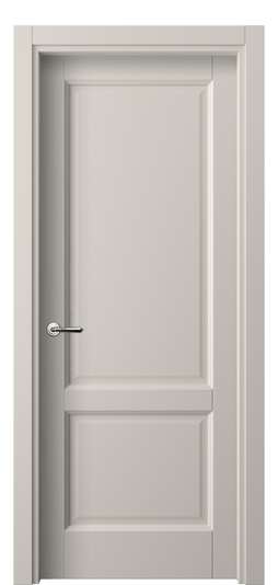 Дверь межкомнатная 1421 ПЭСС. Цвет ПЭТ светло-серый. Материал ПЭТ. Коллекция Галант. Картинка.