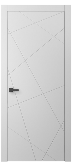 Дверь межкомнатная АКП 8048 МБЛ Матовый белоснежный. Цвет Матовый белоснежный. Материал Гладкая эмаль. Коллекция Линия. Картинка.