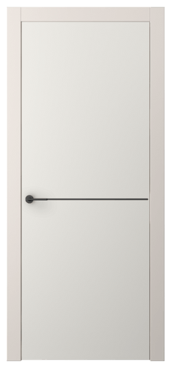 Дверь межкомнатная АКП 4207 ПЭБЛ. Цвет ПЭТ белоснежный. Материал ПЭТ. Коллекция Фридом. Картинка.