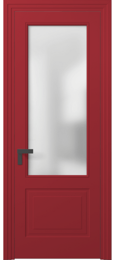 Дверь межкомнатная 8352 Ориент красный RAL 3031. Цвет RAL Ориент красный RAL 3031. Материал Гладкая эмаль. Коллекция Рокка. Картинка.