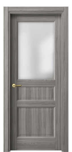 Дверь межкомнатная 1432 ИМЯ САТ. Цвет Имбирный ясень. Материал Сиплекс ламинатин. Коллекция Галант. Картинка.