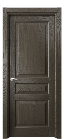 Дверь межкомнатная 0711 ДСЕ.Б. Цвет Дуб серый брашированный. Материал Массив дуба брашированный. Коллекция Лигнум. Картинка.